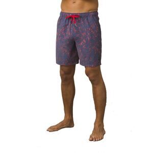 Prana Metric E-Waist Board Shorts Indigo Waimea S